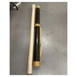 2 HARDSIDED FISHING ROD TUBES