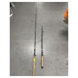LAMIGLAS HOT SHOT 8' & RAPALA IM-6 6'6' RODS