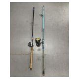 KUNNAN & WRIGHT & MCGILL FISHING RODS