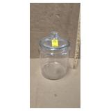 LARGE GLASS JAR W/LID