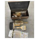 TOOL BOX W/PAINTING SUPPLIES