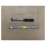 2 TORQUE WRENCHES 1-150LBS, 40-250LBS