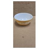 VINTAGE PYREX BOWL BUTTERFLY GOLD