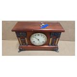 SESSIONS VINTAGE MANTLE CLOCK W/KEY