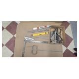 SQUARES,LEVELS & HANDSAWS