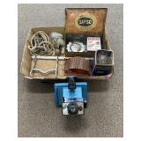 VINTAGE POLAROID CAMERA & MISC ITEMS