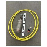 PORTABLE AIR TANK,LEVEL & INSULATED FLEX HOSE