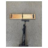 COAT HANGER & HAND PUMP