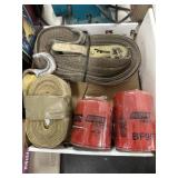 OIL FILTERS & TIE DOWN STRAPS