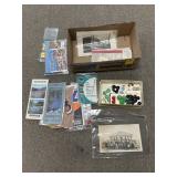VINTAGE MAPS, PHOTOS, BUTTONS