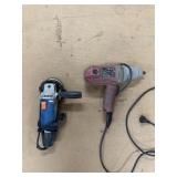 ELECTRIC 1/2' IMPACT WRENCH & ANGLE GRINDER