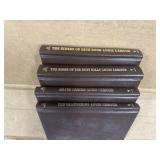 LEWIS L'AMOUR LEATHER BACK BOOKS
