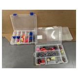 3 TACKLE BOXES W/MISC TACKLE
