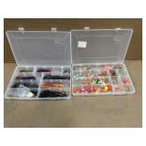 2 TACKLE BOXES W/ SALMON/STEELHEAD JIGS