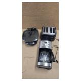 ELECTRIC SKILLET, TOASTER & COFFEE MAKER