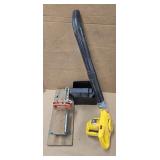 ELECTRIC BLOWER, BATTERY BOX & MITER BOX