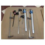 7 WOOD CLAMPS