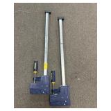 2 LARGE IRWIN WOOD CLAMPS