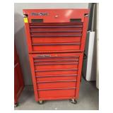 BLUE POINT ROLLING TOOL BOX W/SOME TOOLS