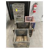 7 MILK CRATES