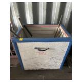 WOODEN GARDEN BOX W/HAND TOOLS