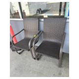 2 PATIO CHAIRS