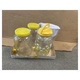 VINTAGE GLASS BEVERAGE DISPENSORS & WATER FILTER
