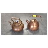 2 COPPER POTS