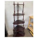 VINTAGE CHERRYWOOD CORNER SHELF