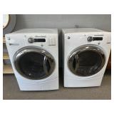 GE FRONT LOAD WASHER & DRYER