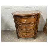 VINTAGE HALF MOON STORAGE CABINET