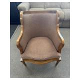 VINTAGE HIGH BACK LOUNGE CHAIR