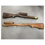 2 RIFLE STOCKS