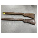 2 RIFLE STOCKS
