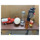 OSTRICH EGG & MISC ITEMS