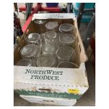 2 BOXES CANNING JARS