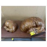 2 WOOD BURLS