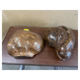 2 WOOD BURLS