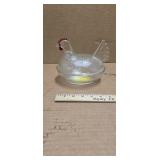 GLASS NESTING HEN