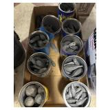 LARGE LOT OF LARGE FISHING SINKERS