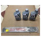 3 QTS 10W30 OIL & HOMELITE CHAINSAW BAR