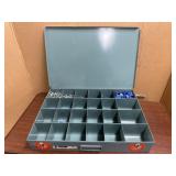 METAL ORGANIZER W/BOLTS & ELECTRICAL CONNECTORS