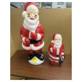 VINTAGE LIGHTED SANTA CLAUS DECOR