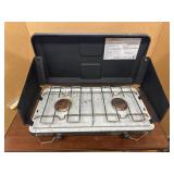 2 BURNER PROPANE CAMP STOVE