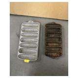 WAGNER WARE CAST IRON & ALUMINUM CORNBREAD PANS