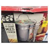 STAINLESS STEEL 10QT MULTI-COOKER-NEW