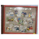 VINTAGE CROSS STITCH WALL DECOR