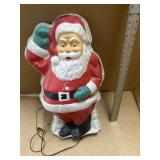 VINTAGE SANTA CLAUS LIGHTED DECOR