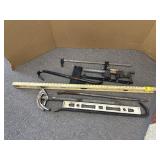 PIPE BENDER, CLAMPS, LEVEL & CROW BARS