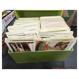 VINTAGE RECIPE CARDS W/HOLDER